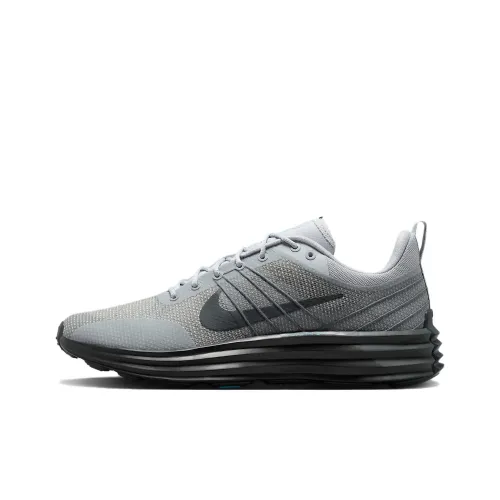 Nike Slip-resistant Abrasion-resistant Low Top Беговые кроссовки Мужские Серый Черный