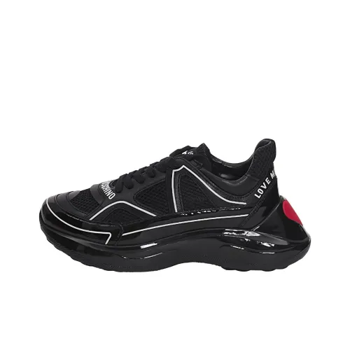 LOVE MOSCHINO Низкий топ Повседневная обувь Женская Черный