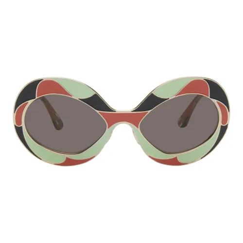 MARNI Металлический ацетат Бабочка Солнцезащитные очки Мужской Многоцветный
