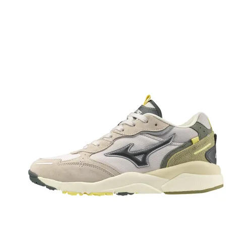 Mizuno Sky Medal Slip-resistant Abrasion-resistant Low Top Casual Shoes Unisex Gray Green Мицубо Sky Medal Slip-resistant Abrasion-resistant Низкий Топ Повседневная Обувь Унисекс Серый Зеленый