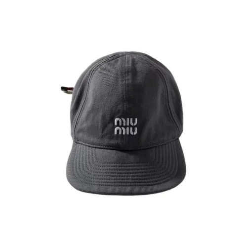 MIU MIU Деним Кепки Унисекс Серый