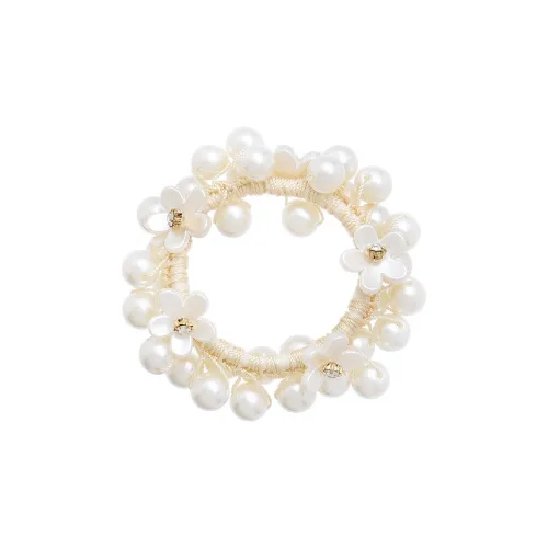 ROYALSASA Резиновая лента Искусственная жемчужина Искусственный кристалл Резинка для волос Женская