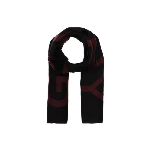 GIVENCHY Шерсть Чистая шерсть Вязаные шарфы Мужской Черный