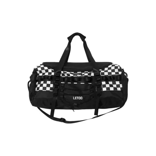 LETOO Нейлон Короткий Trip Портативная Сумка для Путешествий Сумка для Хранения Дорожный Чемодан Casual Sports Оборудование Спортивная Сумка Большой Унисекс Черный
