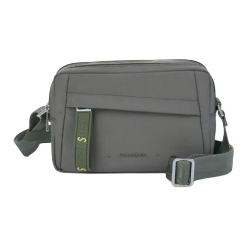 SAMSONITE Camden Smsnt Переработанный полиэстер Сумка через плечо Экстра маленькая Унисекс Оливково-зеленый