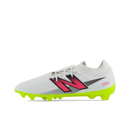 New Balance NB Furon Dispatch JNR FG V7+ Футбольные бутсы Унисекс Белый Розовый