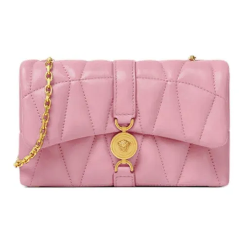 VERSACE Lambskin Сумка через плечо Мини Женская Розовая