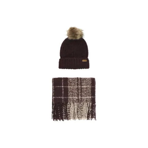 BARBOUR Полиэстер Beanies Женские Бордовый Красный
