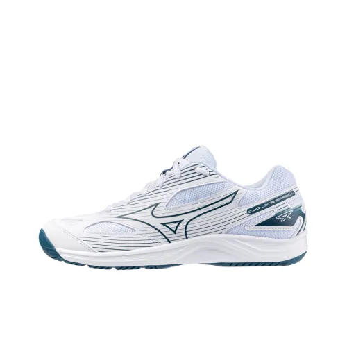 Mizuno Cyclone Speed 4 Износостойкий и Легкий Низкий Топ Кроссовки для тренировок Унисекс Белый Зеленый