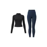 [Осенние и зимние комплекты одежды с флисовой подкладкой] Звездный черный + Кит синий