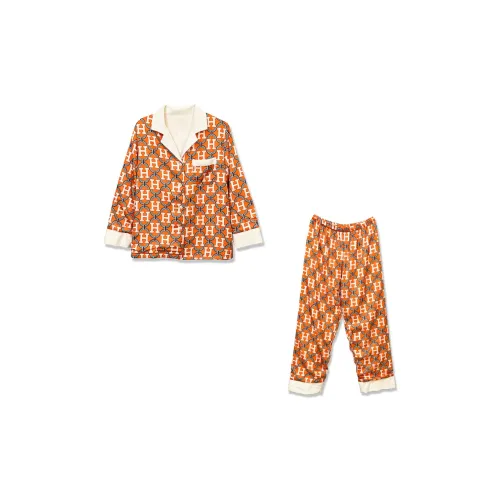 Slimma Pajama Комплект Женский Оранжевый