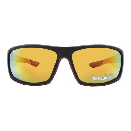 Timberland Пластик Квадратные Солнцезащитные очки Мужские Черный Бордовый