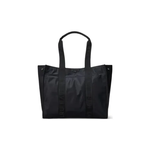 LAUREN RALPH LAUREN Ткань Тоут Сумка Сумка для покупок Сумка на плечо Сумка Большая Женская Морской Синий