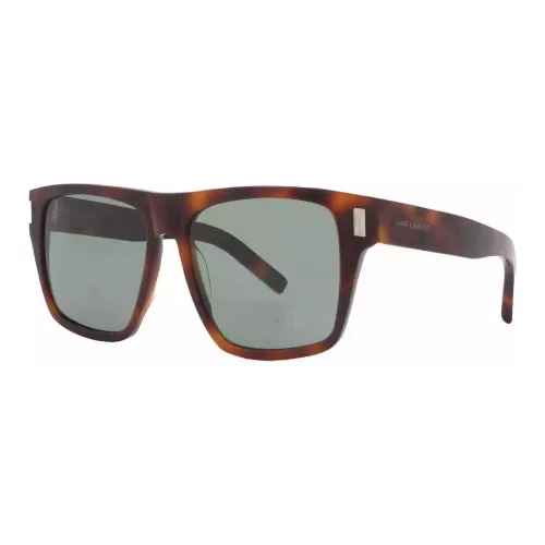 SAINT LAURENT Ацетат Квадратные Солнцезащитные очки Женские Черепаховый цвет