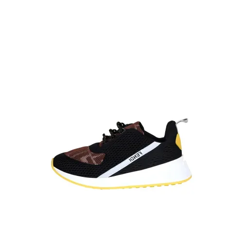 FENDI Детская повседневная обувь Low Top Черный Коричневый Kids