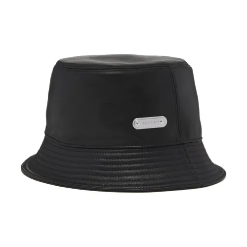 Alexander McQueen Кожа Шляпы ведра Мужской Черный