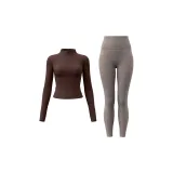 [Осенние и зимние комплекты одежды с флисовой подкладкой] Капучино + Хаки