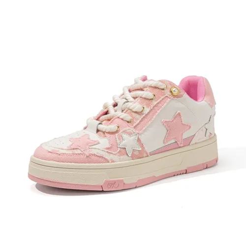 Help Low-Top Canvas Shoes Pink Women's