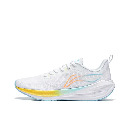 Подкладка Wuyue Slip-Resistant Abrasion-Resistant Легкий Low Top Повседневные Беговые Кроссовки Мужские Белые