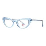 Светло-синяя оправа (Антирадиационная, защита от ультрафиолета, защита от синего света)