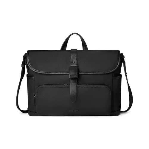 PIERRE CARDIN Ткань Курьерская Сумка Сумка на Плечо Сумка Средний Мужской Черный