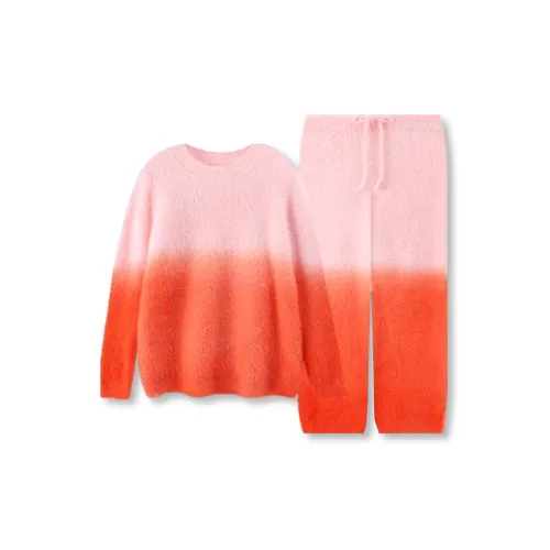 WANANNI Пижамный комплект женский градиент оранжевый