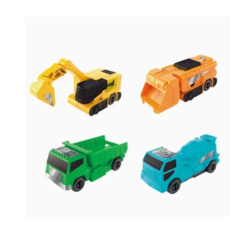 BANDAI Взрывной Upper Команда Excavator Bulldozer Самоскид Mixer Играть Food