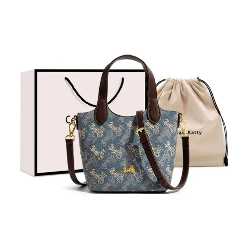 CentarlKatty ПУ (полиуретан) Сумка Женская Carriage Синий Кофейный