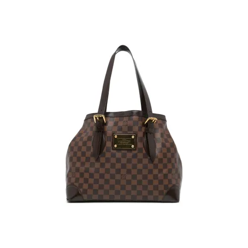 LOUIS VUITTON Холст Тоут Сумка Сумка для покупок Сумка Сумка через плечо Средняя Женская Коричневая