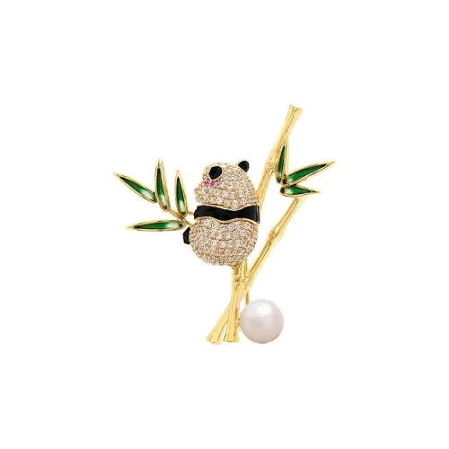 ROYALSASA Сплав Искусственный кристалл Искусственная жемчужина Броши Женские