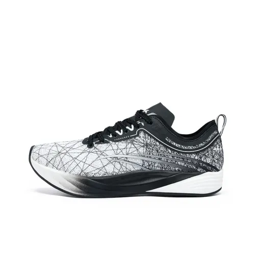 FENHUAKE Амортизация Противоскользящий Устойчивый к износу Низкий Топ Карбоновая плита Тренировки Беговые кроссовки