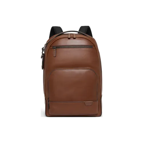 TUMI Harrison Кожа Рюкзак Мужской Коньячный бренди