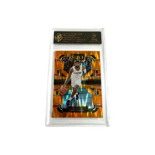 PANINI Павл Джордж Clippers SELECT Апельсин Cascade Рефракция Апельсин Вспышка Игрок Карта 9 очков Сертифицированные карточки 1 шт