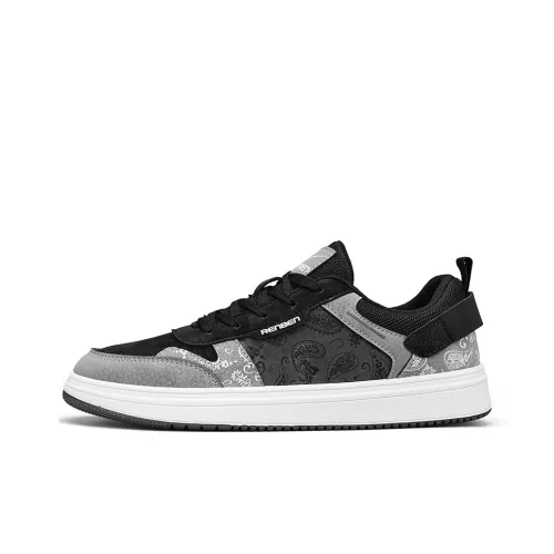 RENBEN Slip-resistant Abrasion-resistant Low-top Skateboard Shoes Unisex RENBEN Противоскользящие Аbrasion-resistant Низкие Кроссовки для скейтбординга Унисекс