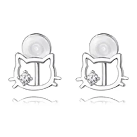 MUYAN Сплав Cut Out Котенок Нижняя заколка Серьги Женские