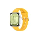 Huawei FIT3, застежка серебряного цвета, желтый.