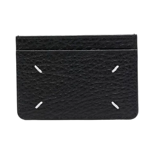 Maison Margiela Держатель для карт из телячьей кожи Мужской Черный