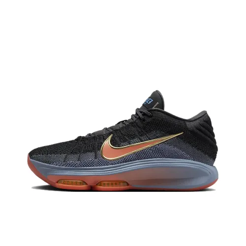 Nike Air Zoom GT Hustle 3 Slip-resistant Abrasion-resistant Low-top Basketball Shoes Unisex Dark Gray Найк Эйр Zoom GT Hustle 3 Противоскользящий Устойчивый к истиранию Низкий Верх Баскетбольные Кроссовки Унисекс Темно-Серый