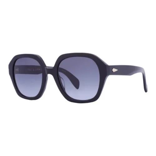 RAG BONE Пластик Квадратные Солнцезащитные очки Женские Черные