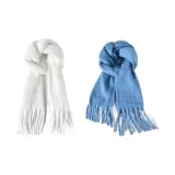 Белый + Далёкий Небесный Синий [2 упаковки]