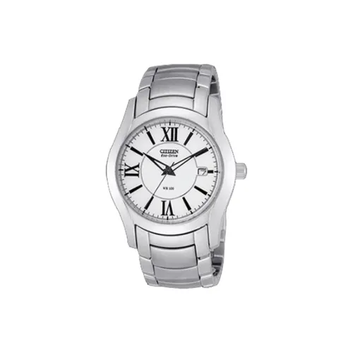 CITIZEN Светлый Кварцевый Механизм Мужские Часы из Коллекции Drive 37 мм Белые