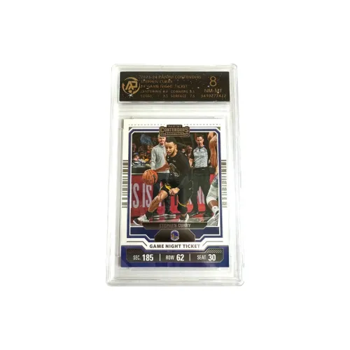Панини Стеф Карри Уорриорз Шар Game Ticket Game Night Особенная карта Игрок Карта 8 очков Сертифицированные карточки 1 шт