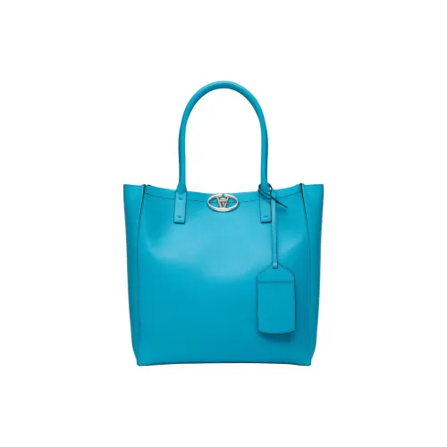 Valentino Garavani Кожа Тоут Сумка Сумка для покупок Сумка среднего размера Мужская Синяя