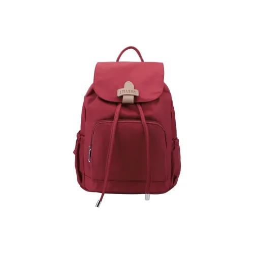 Gerlanx Нейлоновая сумка рюкзак большой унисекс цвет бетон красный коричневый белый черный