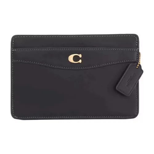 COACH Кожа Сумка через плечо Кошелек Маленький Женский Черный