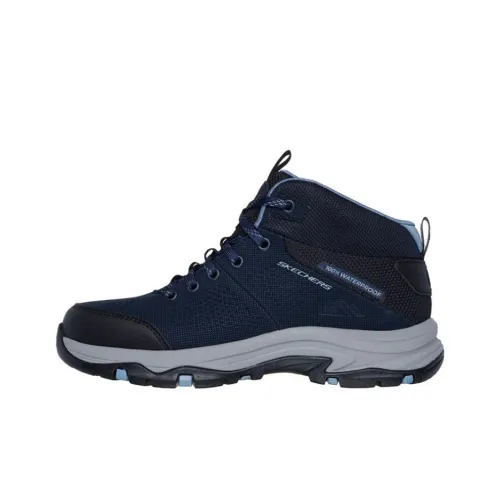 Skechers Relaxed Fit Водонепроницаемый И Износостойкий Outdoor Короткий Женский Синий