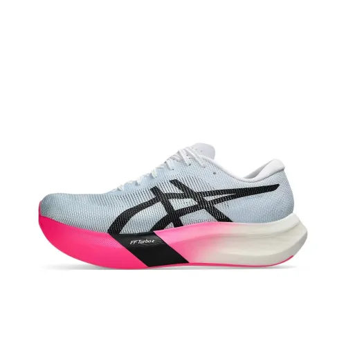 ASICS Metaspeed Sky Устойчивый к истиранию Дышащий Покрытие Отскок Низкий Топ Беговые кроссовки Unisex Light Синий Черный