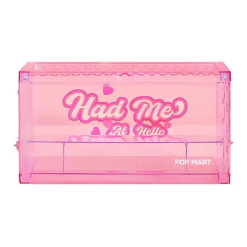 POP MART Interlocking Коробка для показа Розовый Аксессуары для моделей