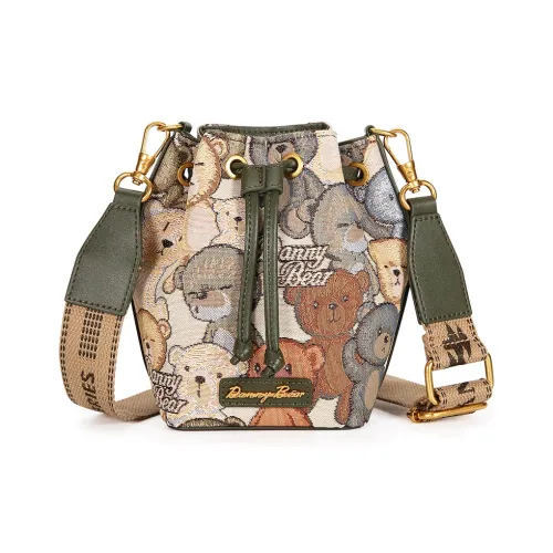 DANNYBEARJEANS Ткань Сумка через плечо Сумка на плечо Женская Клуб Медвежий синий Schiller Медвежонок Зеленый