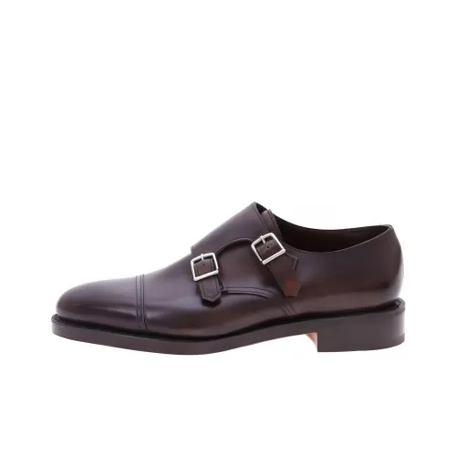 JOHN LOBB Туфли Низкие Темно-Коричневые Мужские